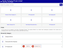 Tablet Screenshot of bandexpackaging.com